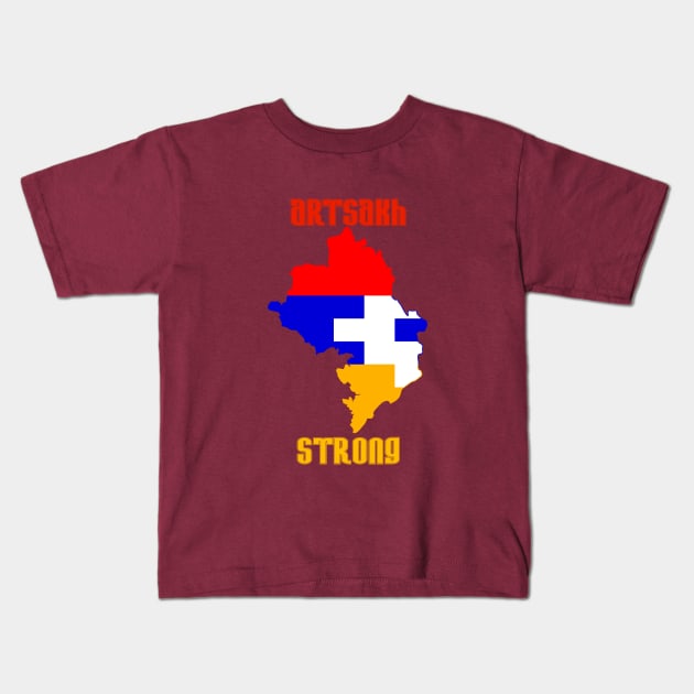 Artsakh Strong Kids T-Shirt by Peter Awax